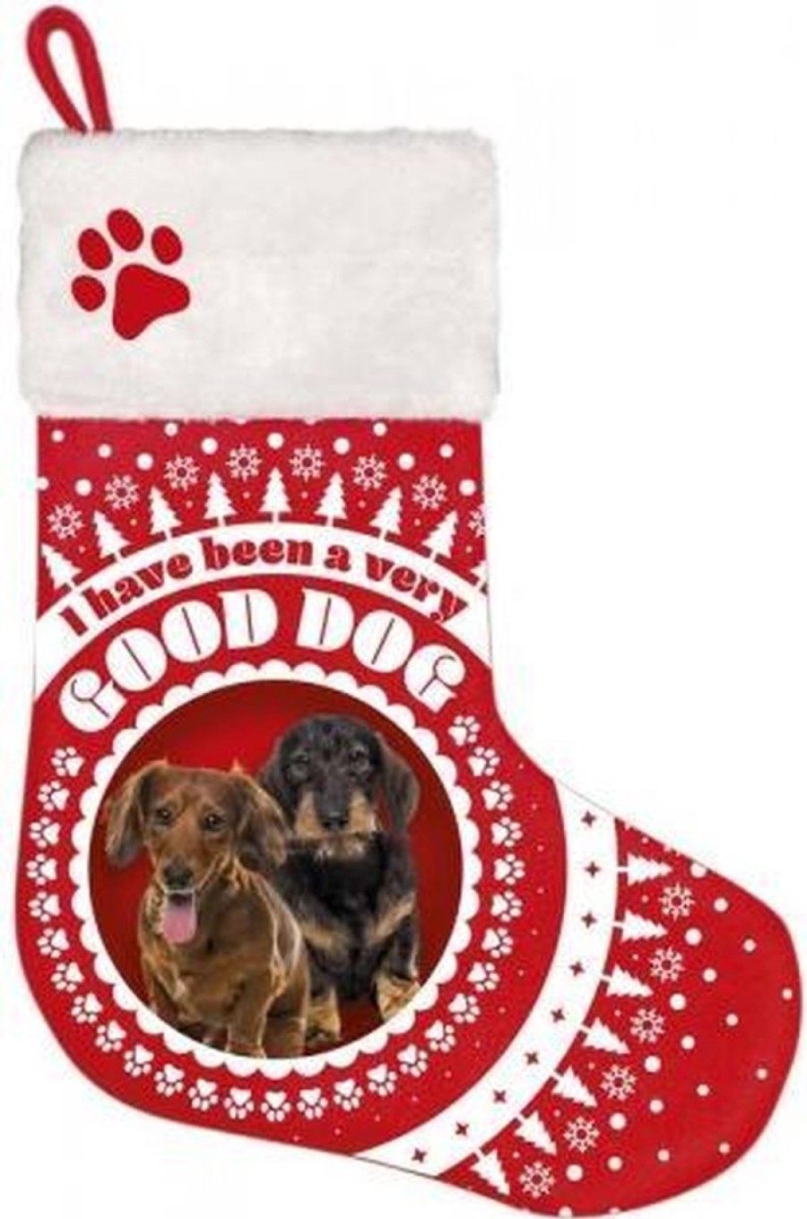 Kerstversiering Plenty Gifts  | Kerst Stocking Dachshund Mix